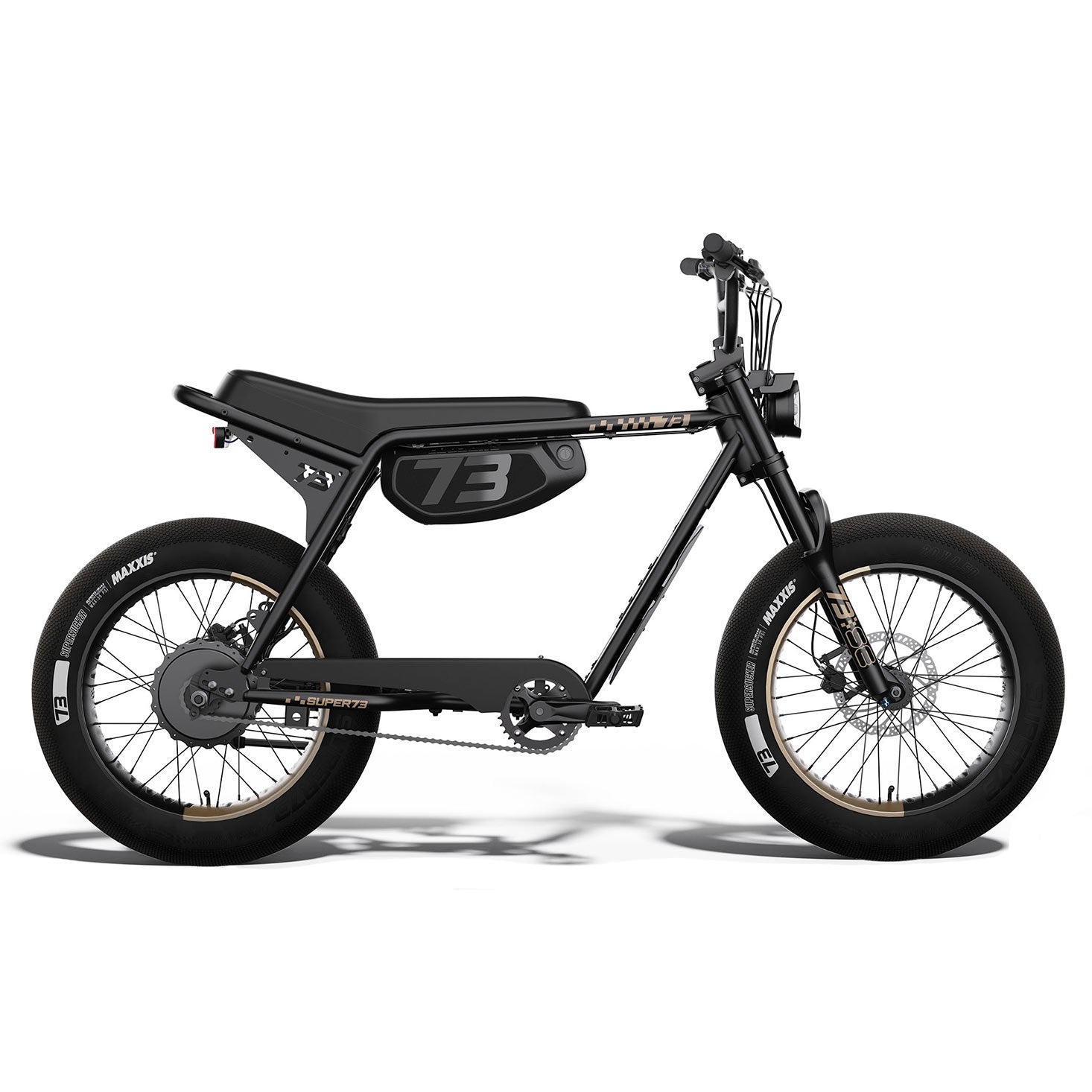 SUPER73-ZX SE Bandit electric bike in black with clean studio background