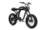 Super73 R Brooklyn electric bike in all-black colorway on white studio background