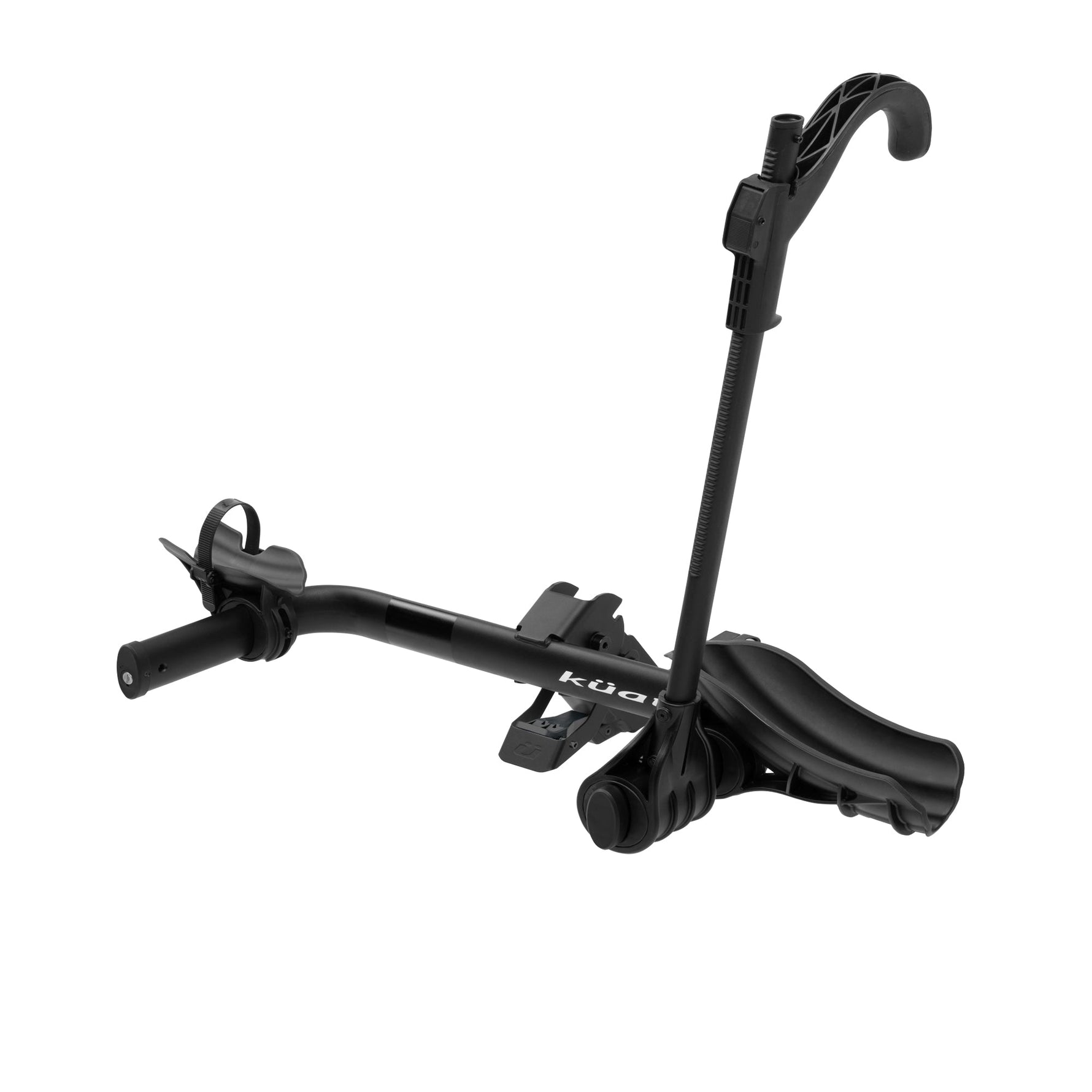 Kuat Transfer V2 black bike hitch mount rack on white background
