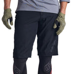 Troy Lee Designs Ruckus cycling shorts in black worn by model