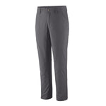 Patagonia Women's Quandary Pants in dark gray color on white background