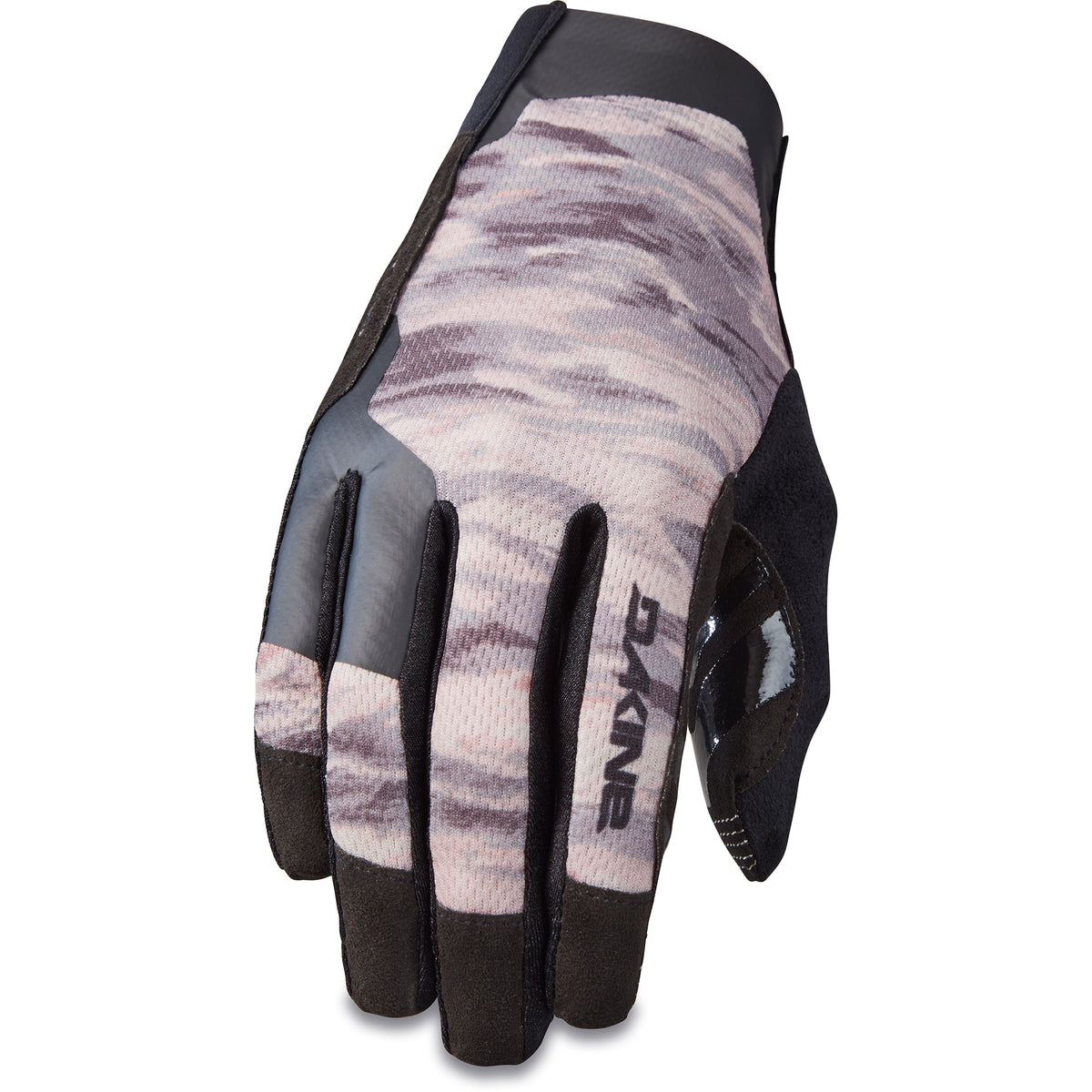 Dakine Women's Covert Glove in Sage Moth pattern with black palm reinforcements