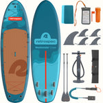 Retrospec Weekender Crew 12ft inflatable SUV paddle board complete kit with accessories
