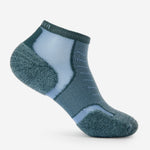 Thorlos Experia Energy low-cut ankle sock in teal green with light blue mesh panels