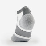 Experia Light Cushion Low-Cut sock in grey and white with cushioned heel