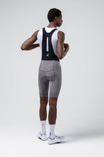 Gobik Absolute Compact 7.0 men's cycling bib shorts in grey/kettle color