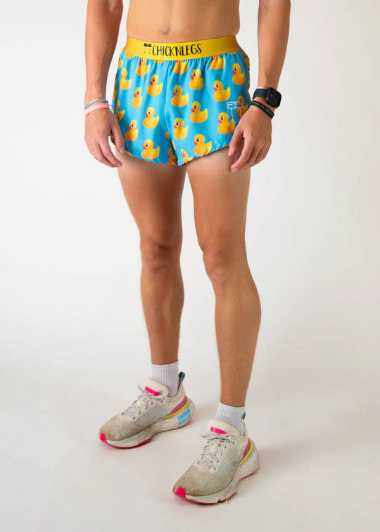Chicknlegs Men's Rubber Ducky 2" Half Split Shorts - L