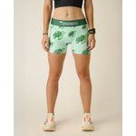 Chicknlegs Women's Sea Turtles 3" Compression Shorts - XS