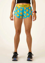 Chicknlegs Women's Rubber Ducky 1.5" Split Shorts - S