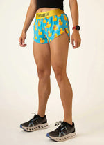 Chicknlegs Women's Rubber Ducky 1.5" Split Shorts - M