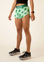 Chicknlegs Women's Sea Turtles 1.5" Split Shorts - M