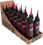 Muc-Off All Weather Lube 120ml 12-pack displayed in branded cardboard POP retail box