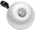 Electra bicycle bell in silver titanium grey finish with black lever