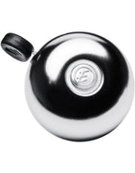Electra chrome bicycle bell with polished metal finish and black striker mechanism