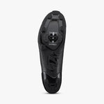 Shimano S-PHYRE SH-RX910 cycling shoe sole view showing black carbon construction and cleat mounting
