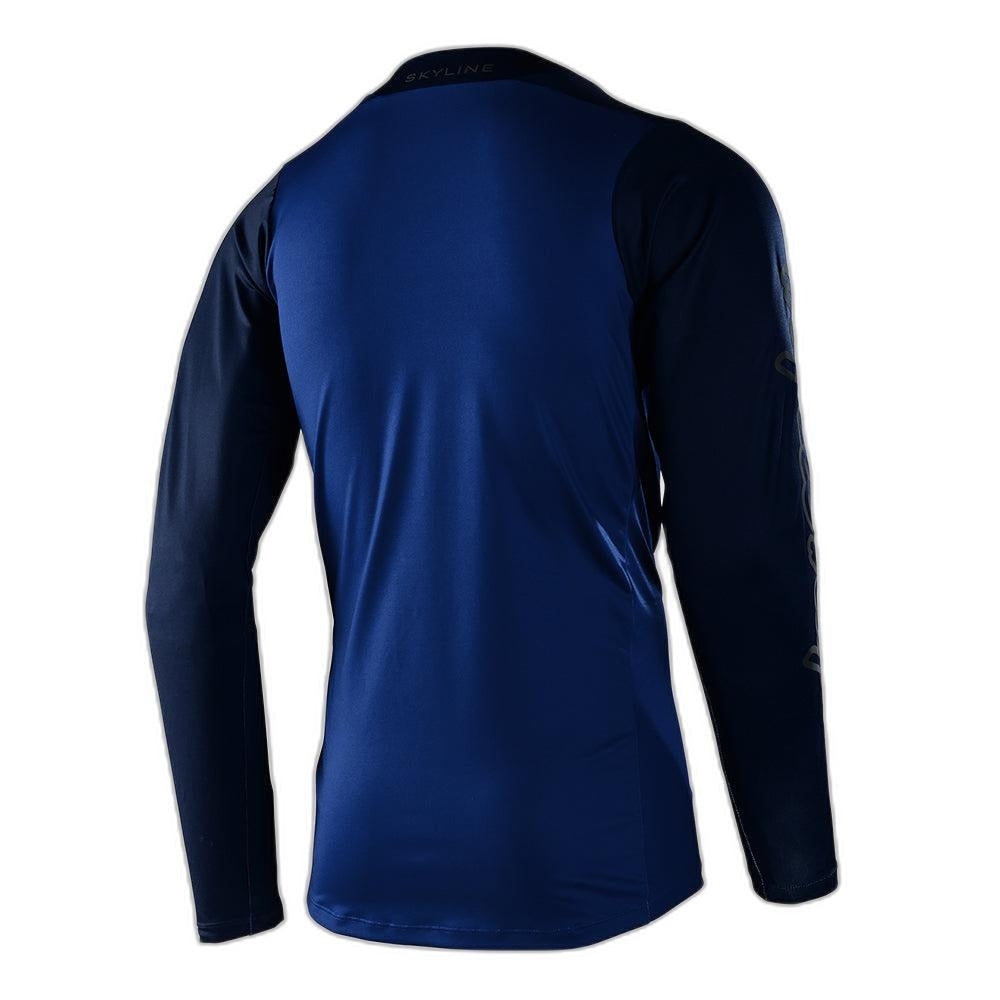 Troy Lee Designs  SKYLINE LS JERSEY; MONO TRUE BLUE MD