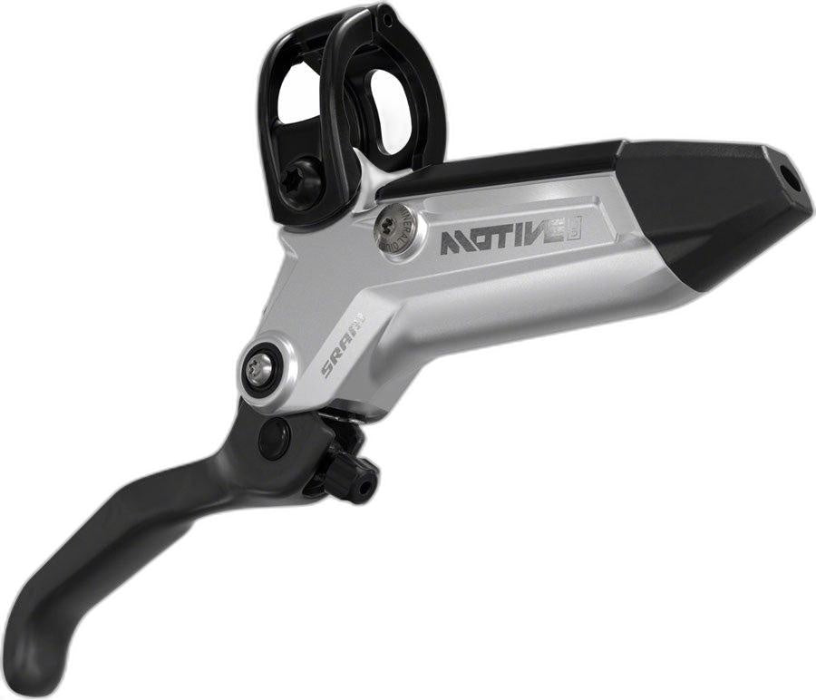 SRAM Motive Ultimate Disc Brake and Lever - Rear or Front, 2000mm Hose, Post Mount, 4-Piston, Alum Lever Body, Carbon Blade, Blk/Sil, A1