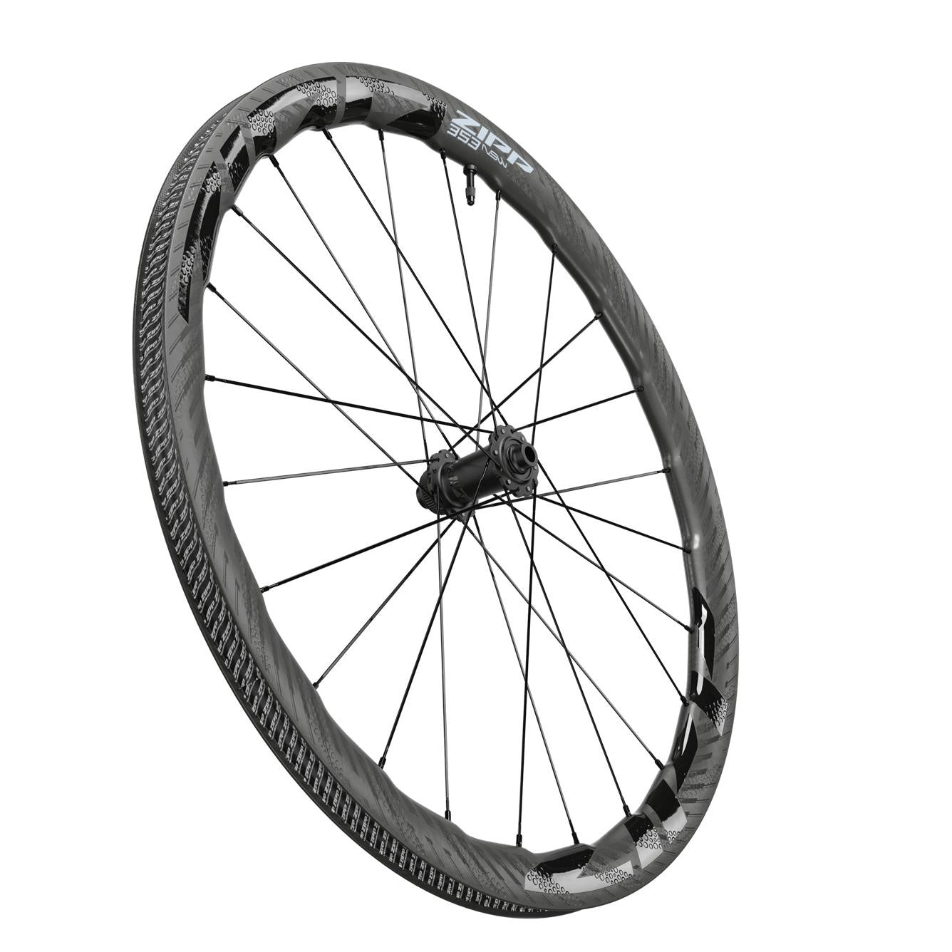 Sram AM 353 NSW Carbon Tubeless Disc Brake Center Locking 700c Front 20Spokes 12x100mm Standard Graphic B1 - wheel sensor included