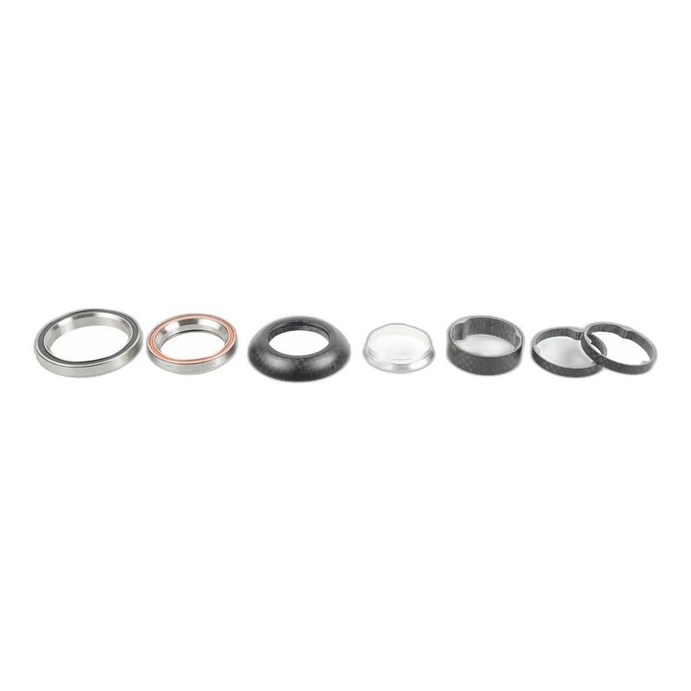 HDS SBC SW ROAD 1-1/8 STEEL UPPER/1-3/8 STEEL LOWER W/CARBON SPACER SET