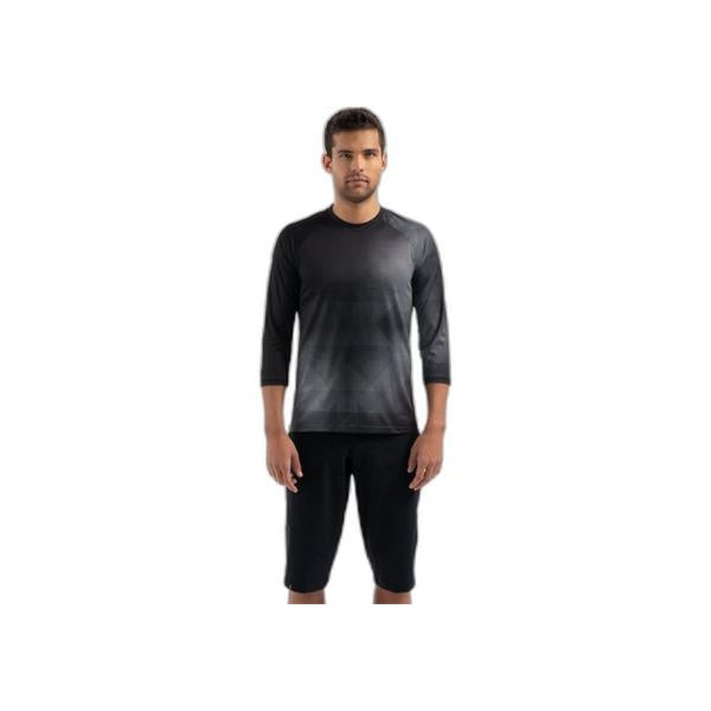 DEMO 3/4 JERSEY MEN BLK/CHAR REFRACTION XS