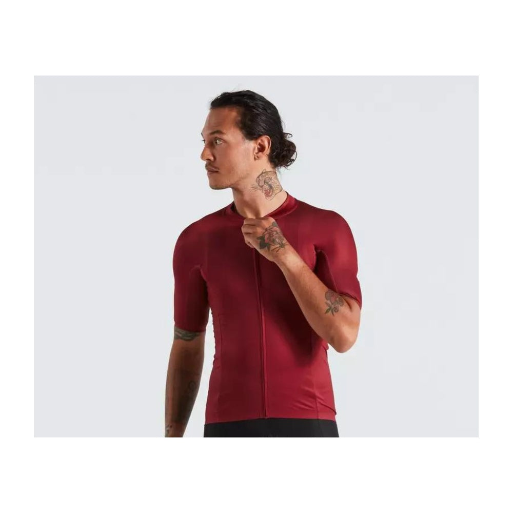 Specialized Men's SL Race Logo Short Sleeve Jersey  Maroon Medium