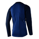 Troy Lee Designs SKYLINE LS JERSEY  MONO TRUE BLUE XL