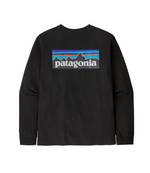 M's L/S P-6 Logo Responsibili-Tee Black M