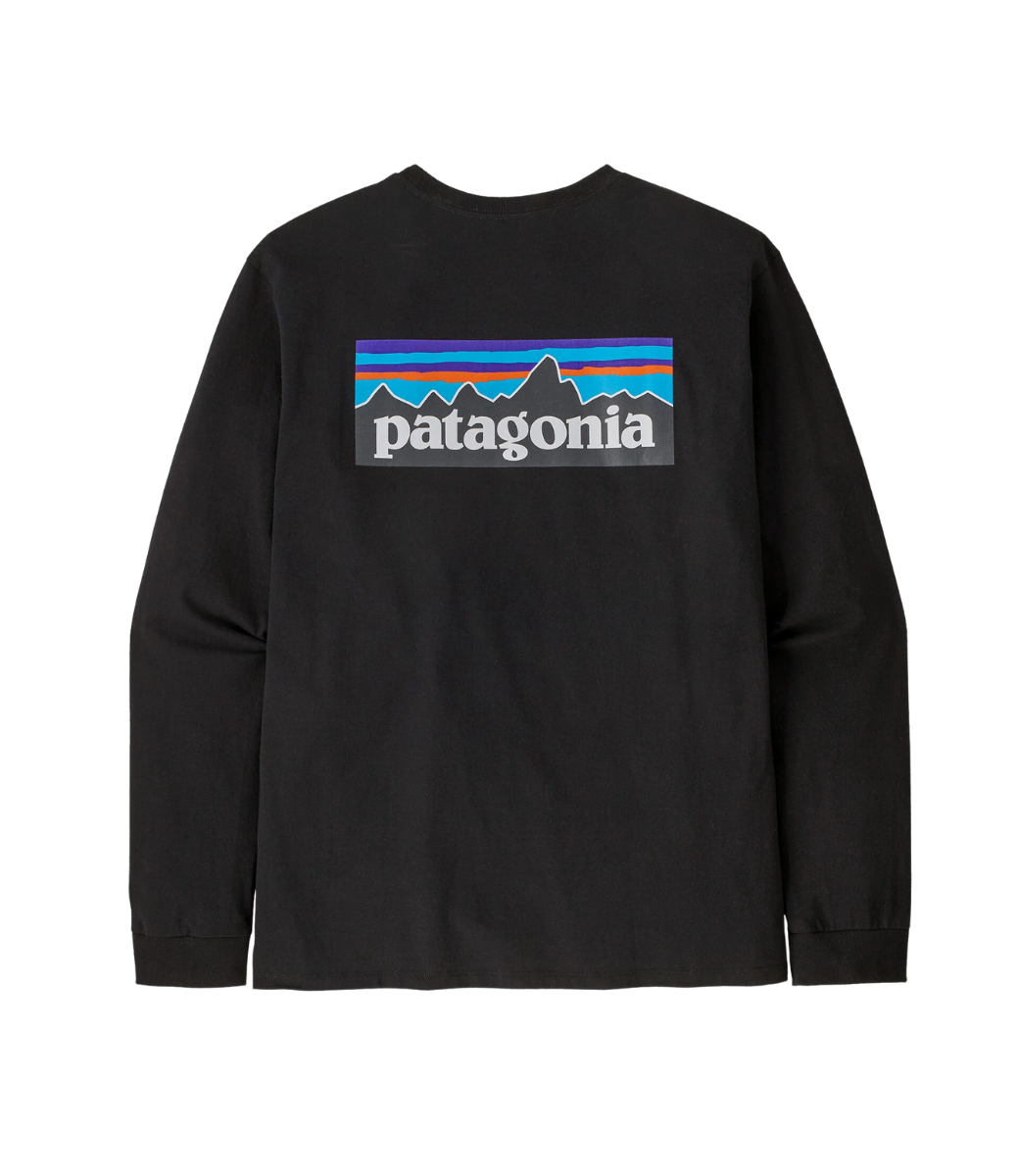 M's L/S P-6 Logo Responsibili-Tee Black M