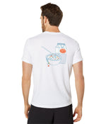 Brooks Distance Graphic Short Sleeve - White/Cereal
