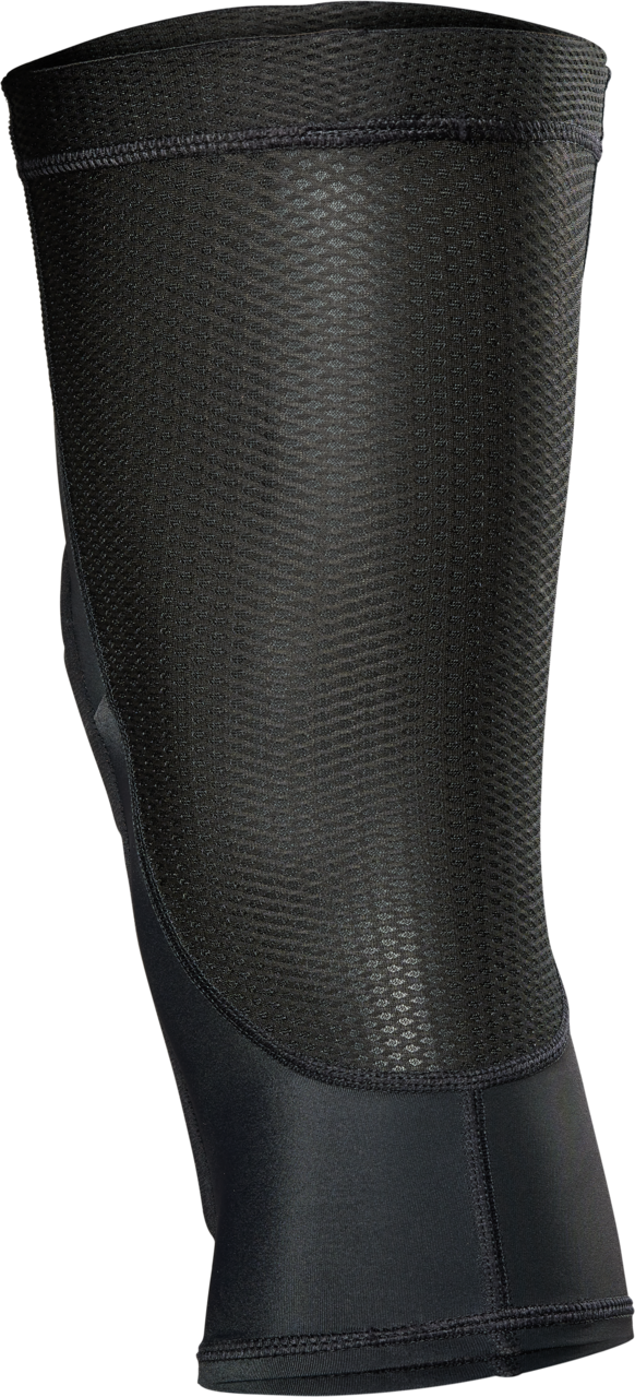 Fox Racing Enduro Knee Sleeve in black with breathable mesh texture on white background