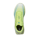 Salomon SPECTUR 2 men's running shoe in sharp green with blue accents, top view