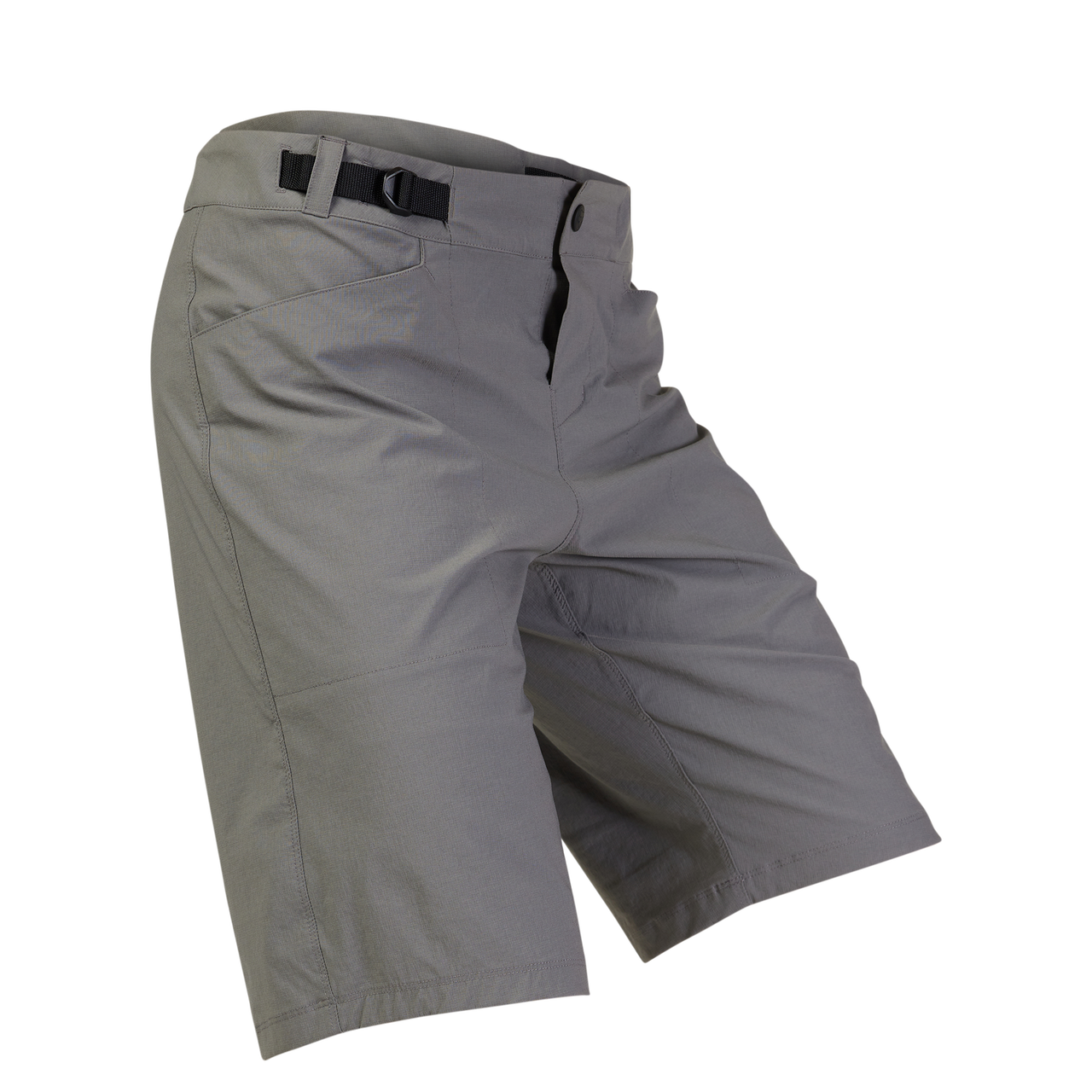 Fox Racing Men's Ranger Lite Shorts in bark color with webbing belt
