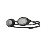 TYR Black Ops 140EV racing goggles with dark smoke lenses and black frame