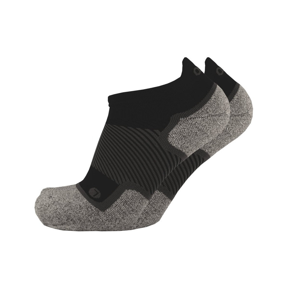 OS1st No Show Wide Wellness Socks - Black