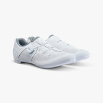Shimano RC3 white road cycling shoes with BOA dial closure and perforated upper