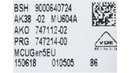 Convertidor de frecuencia lavadora Bosch, Siemens 00706019