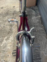 1971 Schwinn Stardust original saddle and frame showing unrestored patina