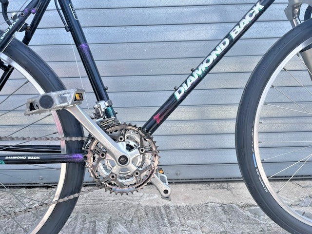 Shimano 21-speed drivetrain and crank on 90s Diamondback Response Sport