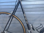 Tan brown road saddle on 1985 Trek 400 vintage road bike