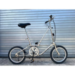 Vintage 1988 Dahon Classic III folding bike, full side view unfolded