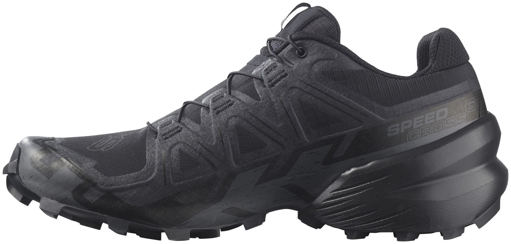 Salomon SPEEDCROSS 6 Men's Trail Running Shoes Qush/Black/Prlblu 12