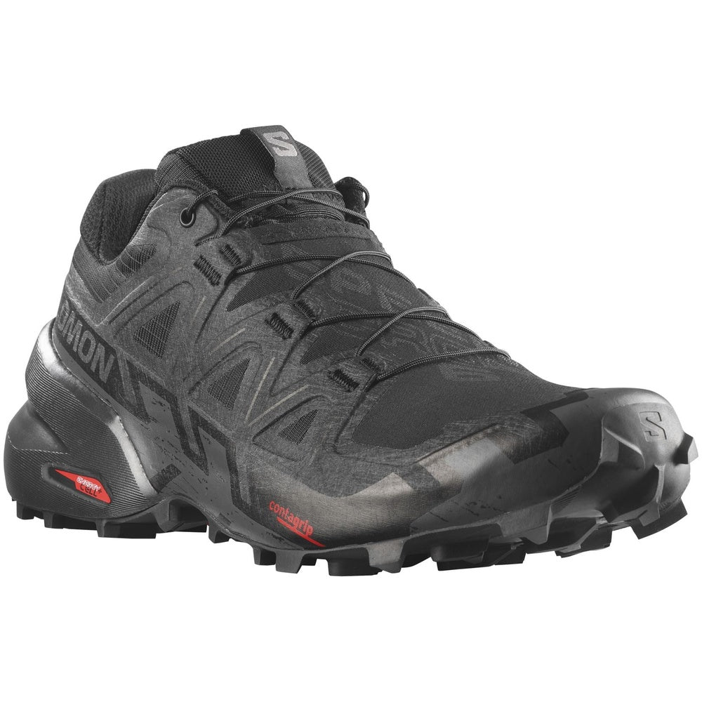 Salomon SPEEDCROSS 6 Men's Trail Running Shoes Qush/Black/Prlblu 12