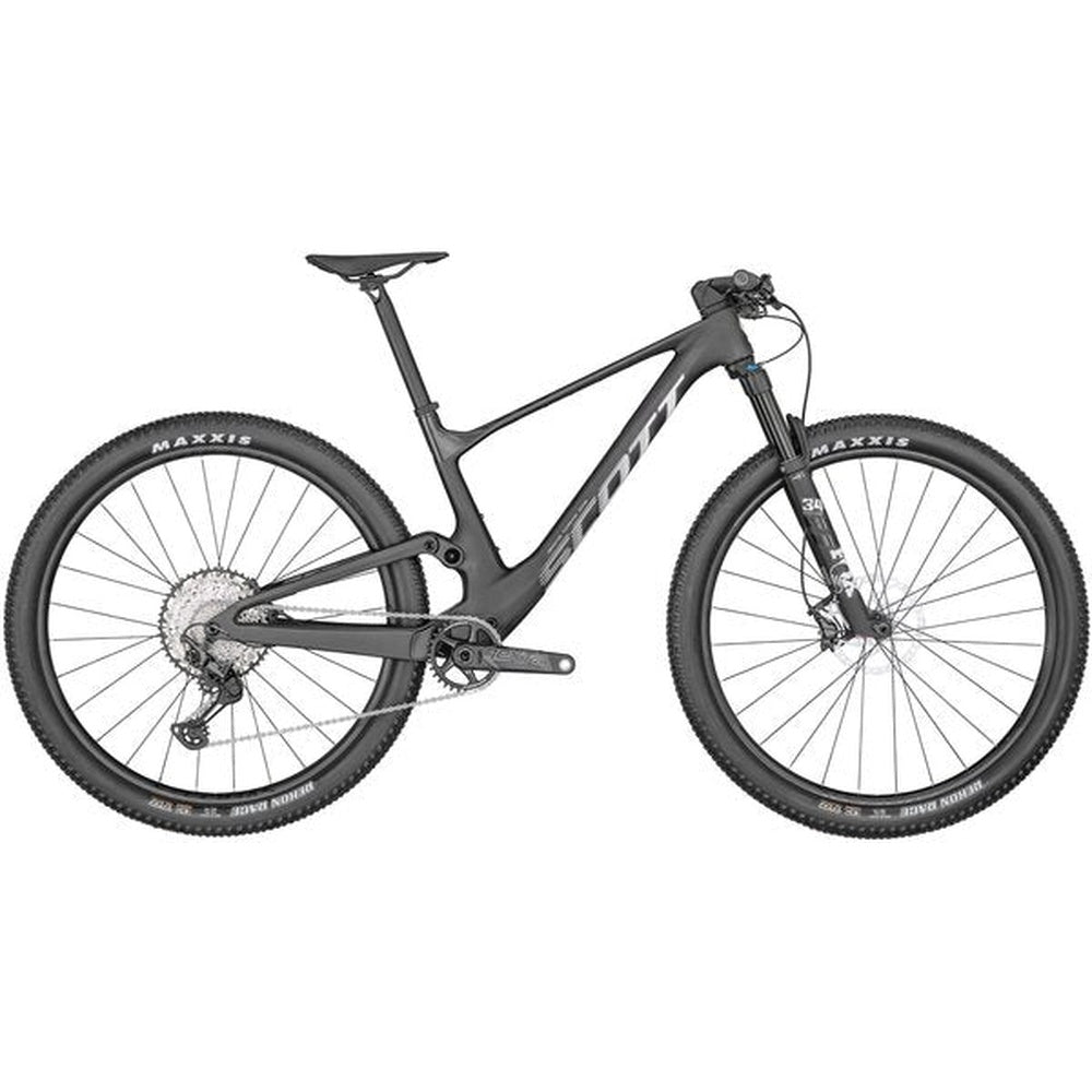 Scott Spark RC Team full-suspension mountain bike in matte carbon black finish
