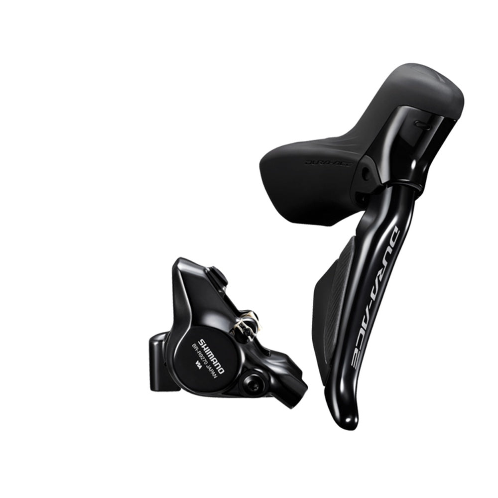 Shimano Dura-Ace ST-R9270 hydraulic disc brake lever and BR-R9270 caliper set in black