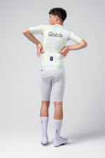 Gobik CX Pro 4.0 short sleeve cycling jersey in Hack colorway, rear view