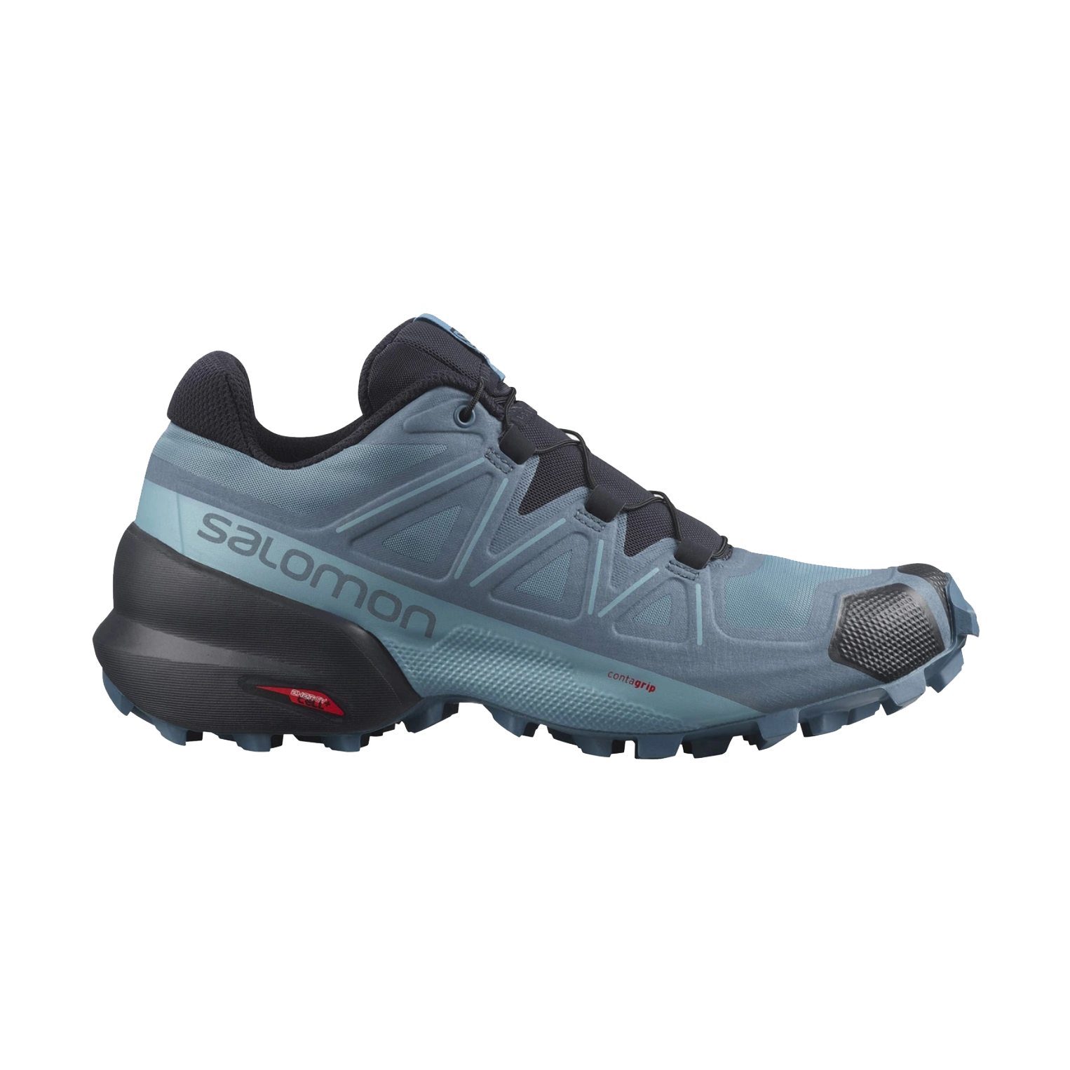 Salomon Speedcross 5 women's trail running shoe in bluestone and navy colorway