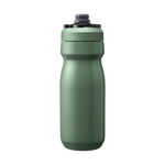 CamelBak Podium Steel 18oz insulated bike water bottle in sage green with black cap