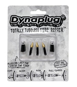 Dynaplug Totally Tubeless Tire Repair 5-pack with pointed tip plugs in retail packaging