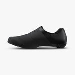 Shimano SH-RC302 road cycling shoe in all-black with perforated upper and strap closure