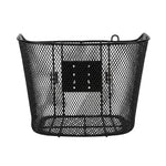 Ven2 Black Metal Bike Basket – Durable Bicycle Front Basket